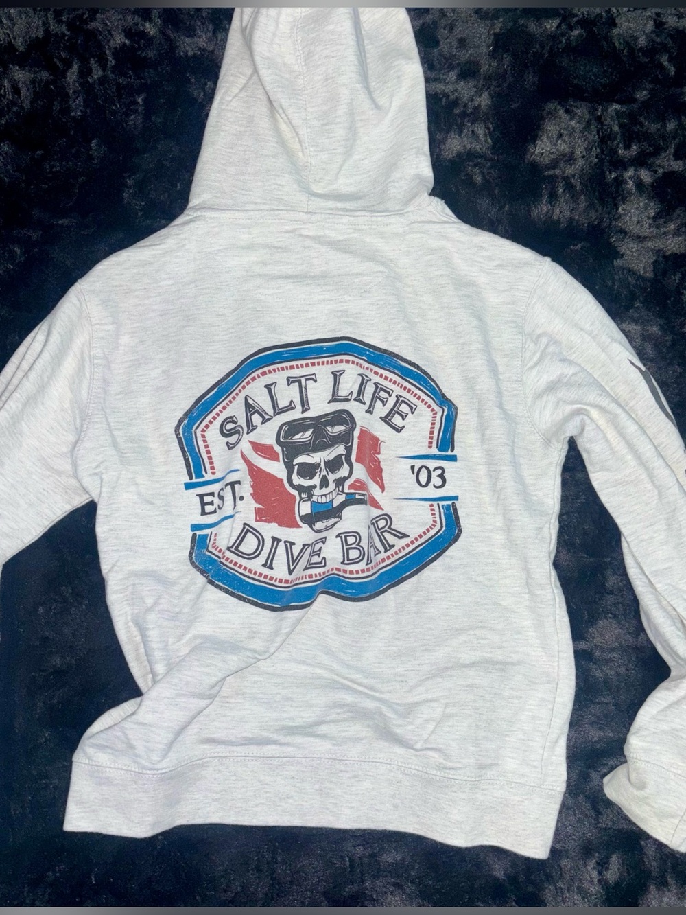 Salt Life Light Heather Gray Hoodie